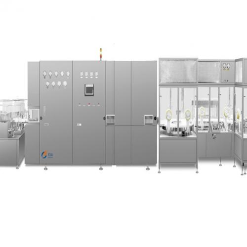 Bottle washing and drying line