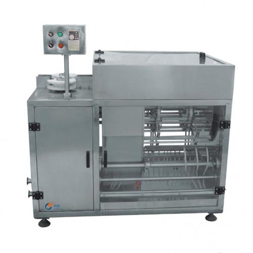 Ultrasonic bottle rinsing machine